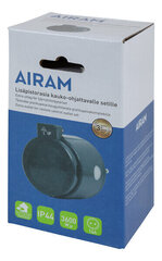 Беспроводная розетка Airam 2442699 цена и информация | Электрические выключатели, розетки | 220.lv