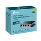 TP-LINK 5-Port Gigabit Easy Smart Switch with 4-Port PoE+ TL-SG105MPE Managed L2 Desktop Ethernet LAN (RJ-45) ports 5 - цена и информация | Komutatori (Switch) | 220.lv