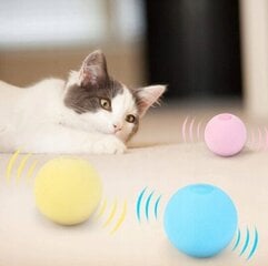 Игрушка для кошек представляет собой синий шарик, который издает звуки пения разных птиц. цена и информация | Игрушки для кошек | 220.lv