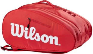 Чехол для ракетки для падела Wilson Padel Super Tour Bag, красный цена и информация | Падел | 220.lv