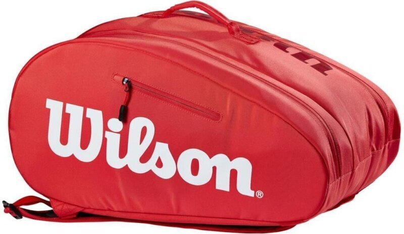 Padel rakešu futrālis Wilson Padel Super Tour Bag, sarkans цена и информация | Padels | 220.lv