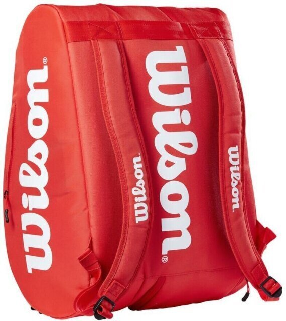 Padel rakešu futrālis Wilson Padel Super Tour Bag, sarkans цена и информация | Padels | 220.lv