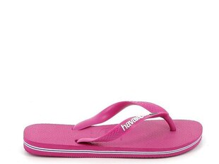 Brasil logo rose havaianas for women's pink 41108504622 41108504622 цена и информация | Шлепанцы, тапочки для женщин | 220.lv