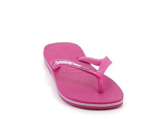 Brasil logo rose havaianas for women's pink 41108504622 41108504622 цена и информация | Шлепанцы, тапочки для женщин | 220.lv