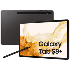 Samsung Galaxy Tab S8+ 5G 8/256GB SM-X806BZABEUE цена и информация | Планшеты | 220.lv