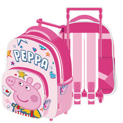 Peppa Pig mugursoma uz riteņiem цена и информация | Школьные рюкзаки, спортивные сумки | 220.lv