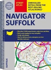 Philip's Navigator Street Atlas Suffolk cena un informācija | Ceļojumu apraksti, ceļveži | 220.lv