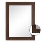 Sienas spogulis, 64 x 1,5 x 86 cm цена и информация | Spoguļi | 220.lv