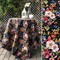 Скатерть с цветами DILL Handmade, 85х85 см цена и информация | Скатерти, салфетки | 220.lv