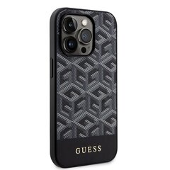 Guess PU G Cube MagSafe Compatible Case for iPhone 13 Pro Black cena un informācija | Telefonu vāciņi, maciņi | 220.lv