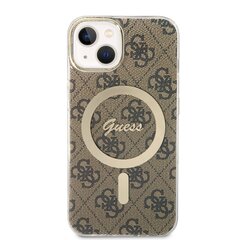 Guess 4G IML MagSafe Compatible Case for iPhone 13 Brown cena un informācija | Telefonu vāciņi, maciņi | 220.lv