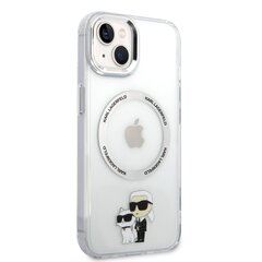 Karl Lagerfeld MagSafe Compatible Case IML Karl and Choupette NFT for iPhone 13 Transparent цена и информация | Чехлы для телефонов | 220.lv