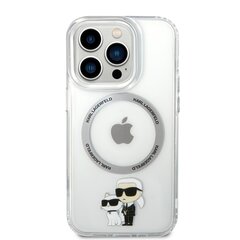 Karl Lagerfeld MagSafe Compatible Case IML Karl and Choupette NFT for iPhone 13 Pro Transparent cena un informācija | Telefonu vāciņi, maciņi | 220.lv