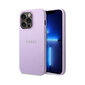 iPhone 14 Pro (6,1") Oriģinālais GUESS Saffiano Metal Logo futrālis — Violets цена и информация | Telefonu vāciņi, maciņi | 220.lv