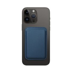 Ādas maks iPhone Mag Wallet - Zils cena un informācija | Mobilo telefonu aksesuāri | 220.lv