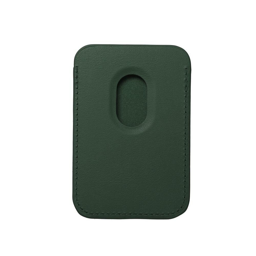 Ādas maks iPhone Mag Wallet - Tumši zaļš цена и информация | Mobilo telefonu aksesuāri | 220.lv