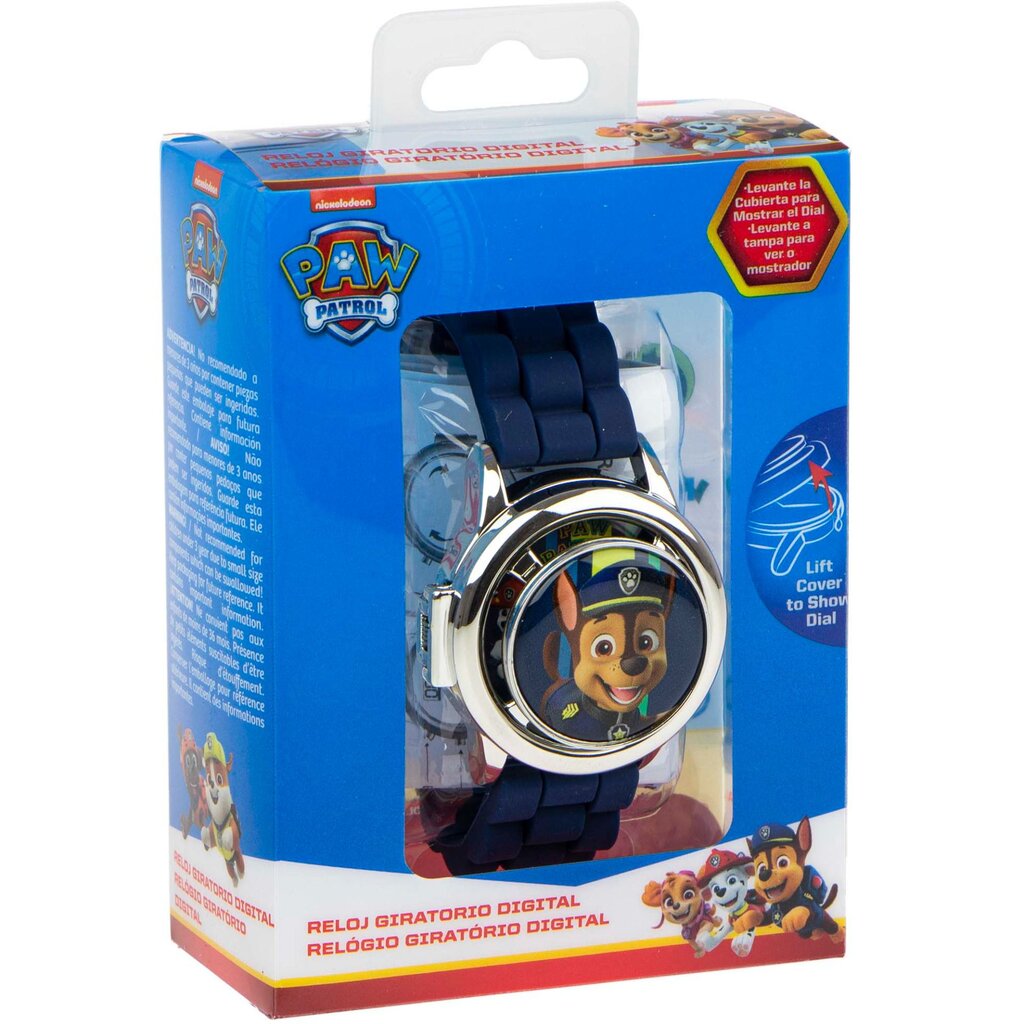 Digitālais pulkstenis ar grozāmu korpusu Paw Patrol cena un informācija | Bērnu aksesuāri | 220.lv