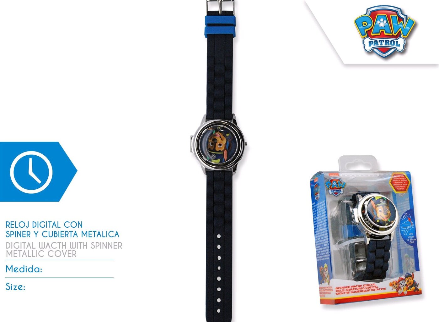 Digitālais pulkstenis ar grozāmu korpusu Paw Patrol цена и информация | Bērnu aksesuāri | 220.lv