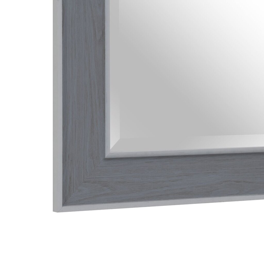 Sienas Spogulis 56 x 2 x 126 cm Pelēks Koks Balts цена и информация | Spoguļi | 220.lv