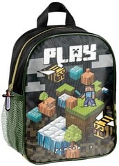 Bērnudārza mugursoma viena nodalījuma Minecraft Paso цена и информация | Школьные рюкзаки, спортивные сумки | 220.lv