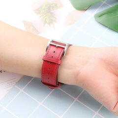 Кожаный ремешок HOCO Single Tour для Apple Watch — Красный 38/40/41 mm цена и информация | Аксессуары для смарт-часов и браслетов | 220.lv