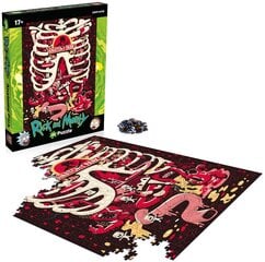 Puzzle Winning Moves Rick and Morty Anatomijas parks, 1000 gabaliņi цена и информация | Пазлы | 220.lv