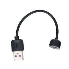 USB кабель для Xiaomi Mi Band 5 / 6 - Черный цена и информация | Аксессуары для смарт-часов и браслетов | 220.lv