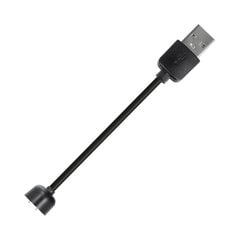 USB кабель для Xiaomi Mi Band 5 / 6 - Черный цена и информация | Аксессуары для смарт-часов и браслетов | 220.lv