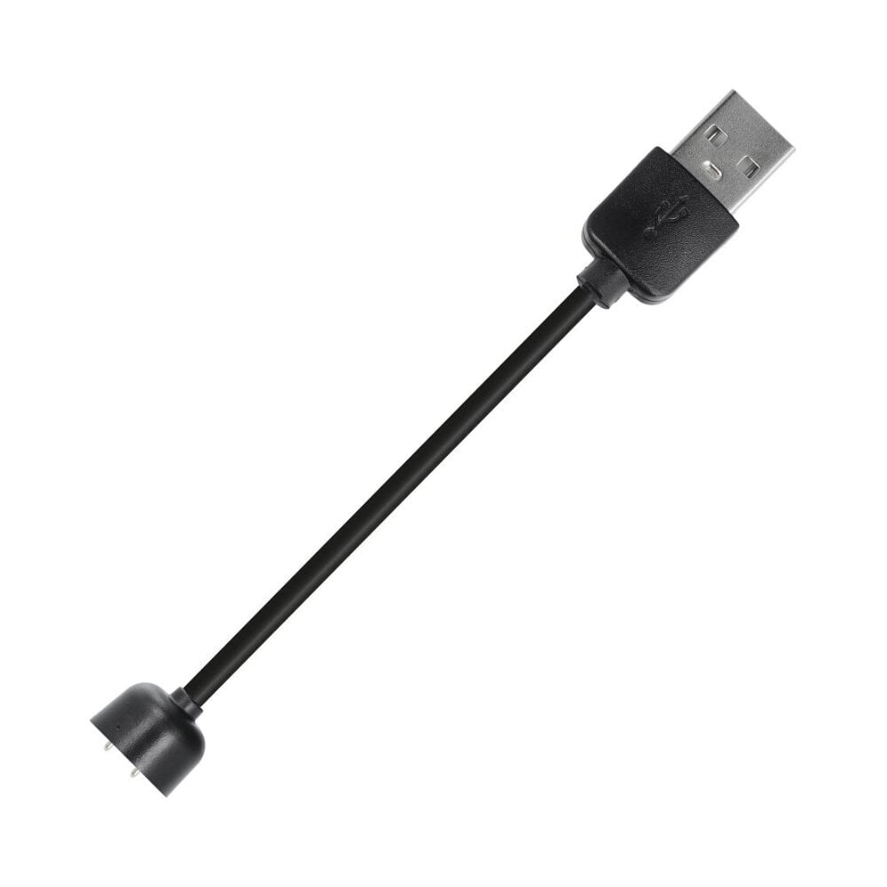 Xiaomi Mi Band 5 un 6 USB uzlādes kabelis - Melns цена и информация | Viedpulksteņu un viedo aproču aksesuāri | 220.lv