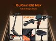 Elektriskais skrejritenis Kugoo Kirin G2 Max, melns, 1000W, 20Ah cena un informācija | Elektriskie skrejriteņi | 220.lv