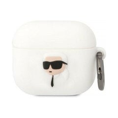 Оригинальный чехол KARL LAGERFELD 3D NFT Karl для AirPods 3 — Белый цена и информация | Наушники | 220.lv