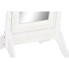Стоящее зеркало DKD Home Decor Зеркало Белый Деревянный MDF (50 x 50 x 157 cm) цена и информация | Зеркала | 220.lv