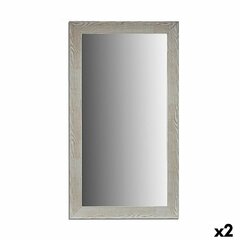 Настенное зеркало Деревянный Белый Cтекло (75 x 136 x 1,5 cm) (2 штук) цена и информация | Зеркала | 220.lv