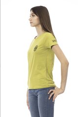 TRUSSARDI ACTION Sieviešu T-krekls. Krāsa zaļa.100% kokvilna cena un informācija | T-krekli sievietēm | 220.lv