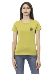 TRUSSARDI ACTION Женская футболка. Цвет зеленый.100% хлопок цена и информация | Женские футболки | 220.lv