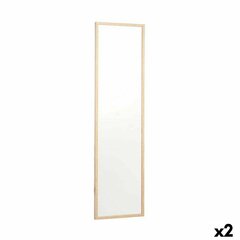 Настенное зеркало 30 x 120 cm Коричневый Деревянный MDF (2 штук) цена и информация | Зеркала | 220.lv