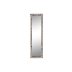 Настенное зеркало DKD Home Decor 50,8 x 7 x 184 cm Стеклянный Коричневый Белый Древесина манго цена и информация | Зеркала | 220.lv