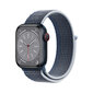 Neilona Siksniņa Priekš Apple Watch – zila 42/44/45/49mm cena un informācija | Viedpulksteņu un viedo aproču aksesuāri | 220.lv