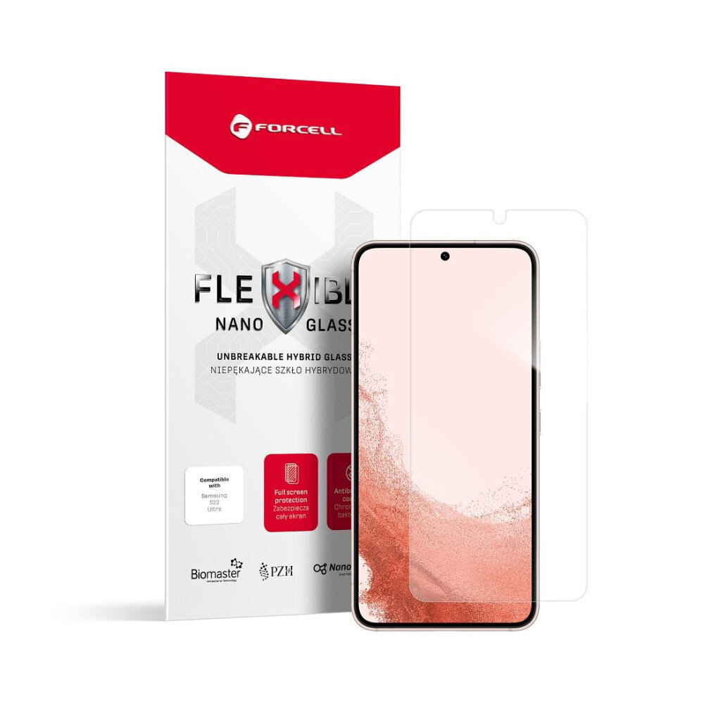 Forcell Flexible Nano Aizsargstikls priekš Samsung Galaxy S23+ (6,6″) cena un informācija | Ekrāna aizsargstikli | 220.lv