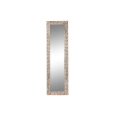 Sienas Spogulis DKD Home Decor 44 x 3 x 150 cm Stikls Brūns Balts Mango koks Indietis Koks MDF Kails cena un informācija | Spoguļi | 220.lv