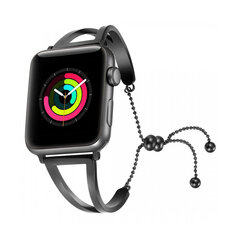 Cuff для Apple Watch — Черный 42/44/45/49mm цена и информация | Аксессуары для смарт-часов и браслетов | 220.lv