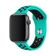 Aproce Apple Watch pulkstenim 38/40/41 mm S/M, zaļš/tumši zils cena un informācija | Viedpulksteņu un viedo aproču aksesuāri | 220.lv