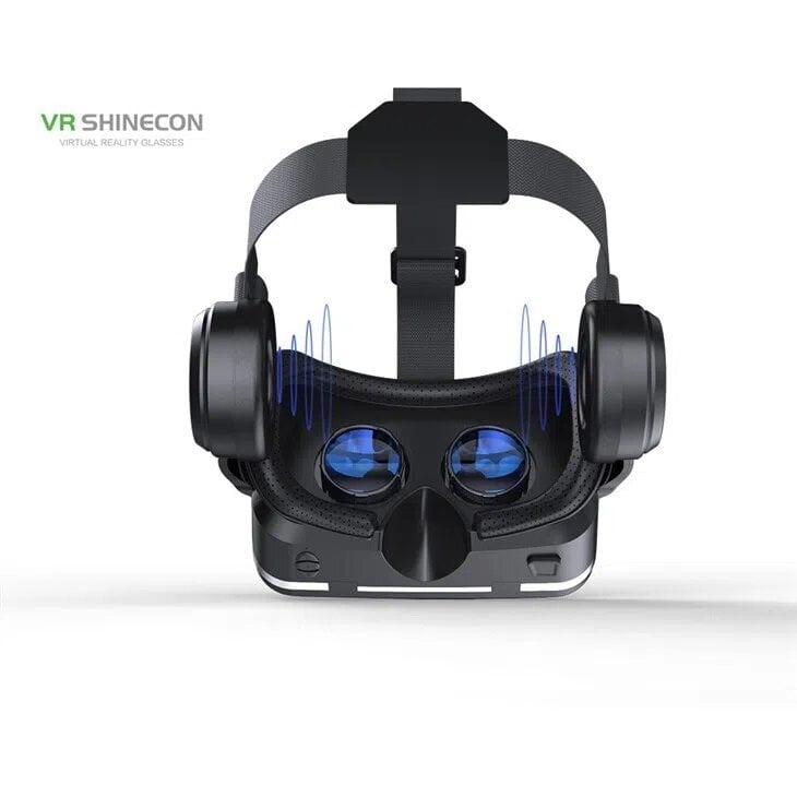 Shinecon VR 10 3D (BT) + austiņas + pults Shinecon B01 cena un informācija | VR brilles | 220.lv