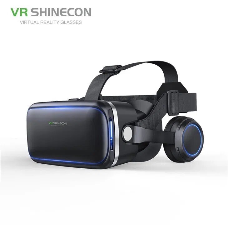 Shinecon VR 10 3D (BT) + austiņas + pults Shinecon B01 cena un informācija | VR brilles | 220.lv