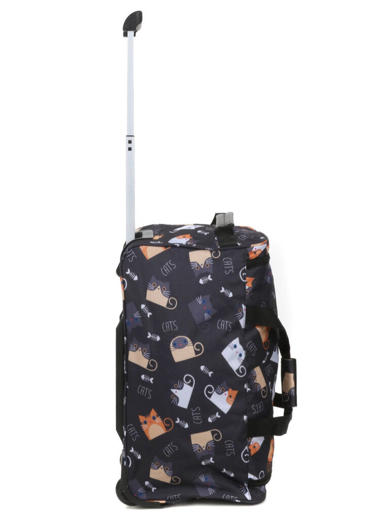 Ceļojumu soma ar riteņiem Airtex Cat 891/55, S, melna cena un informācija | Koferi, ceļojumu somas | 220.lv