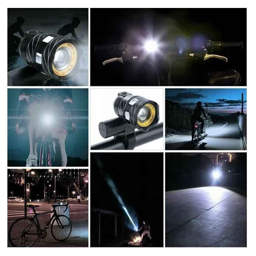 T7 ZOOM velosipēda lampa cena un informācija | Velo lukturi un atstarotāji | 220.lv