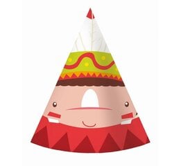 Бумажные шапочки "Индийская вечеринка", 12 шт. цена и информация | Праздничные декорации | 220.lv