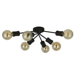 Searchlight потолочный светильник Dance 45201-6BK цена и информация | Потолочные светильники | 220.lv