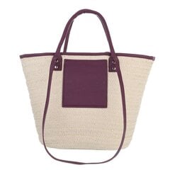 Пляжная сумка, розовая, цветы цена и информация | Женские сумки | 220.lv