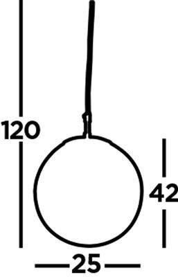 Searchlight piekaramais gaismeklis Atom 6066 cena un informācija | Piekaramās lampas | 220.lv